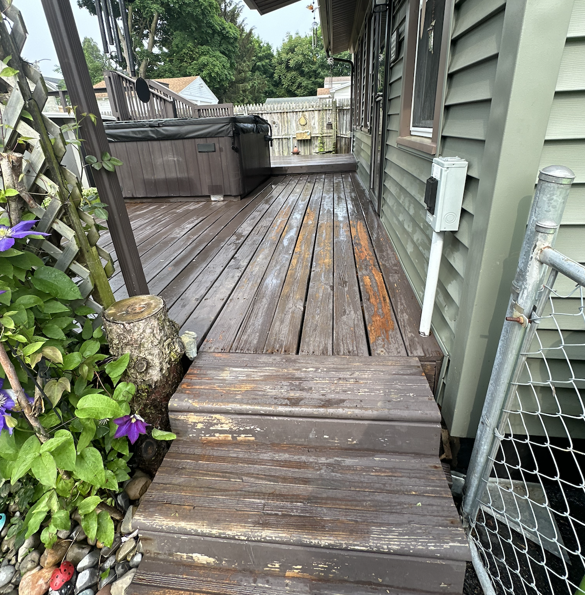 Deck before