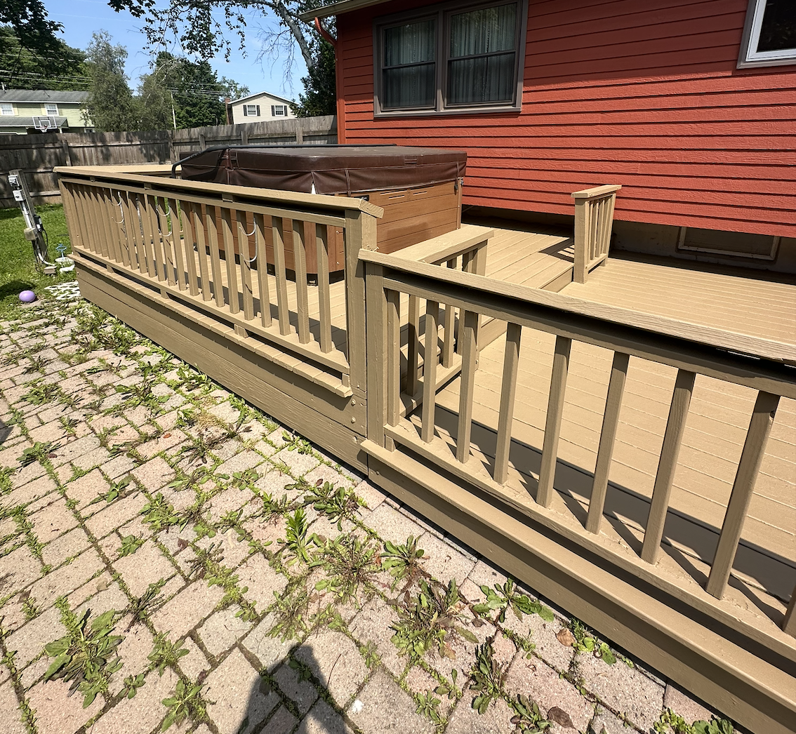 Deck after