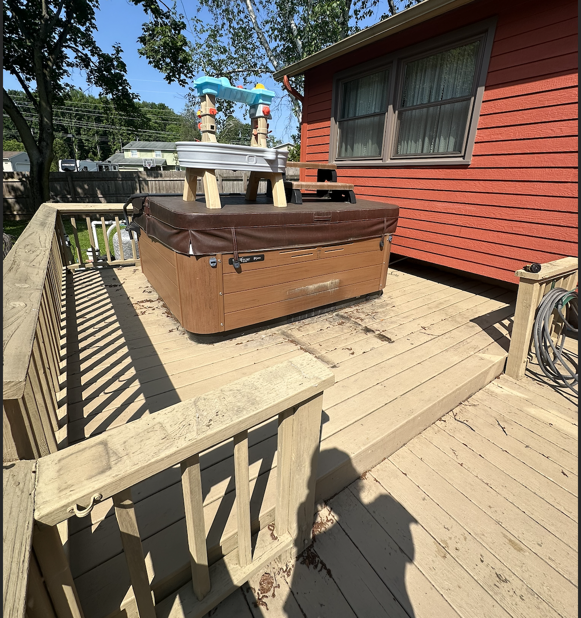 Deck before