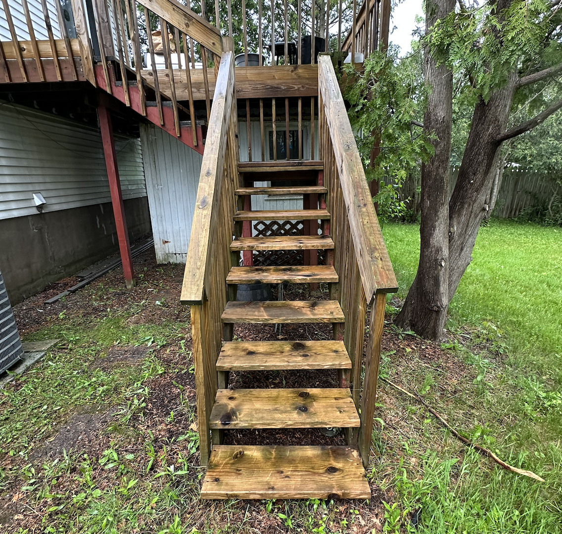 Deck before