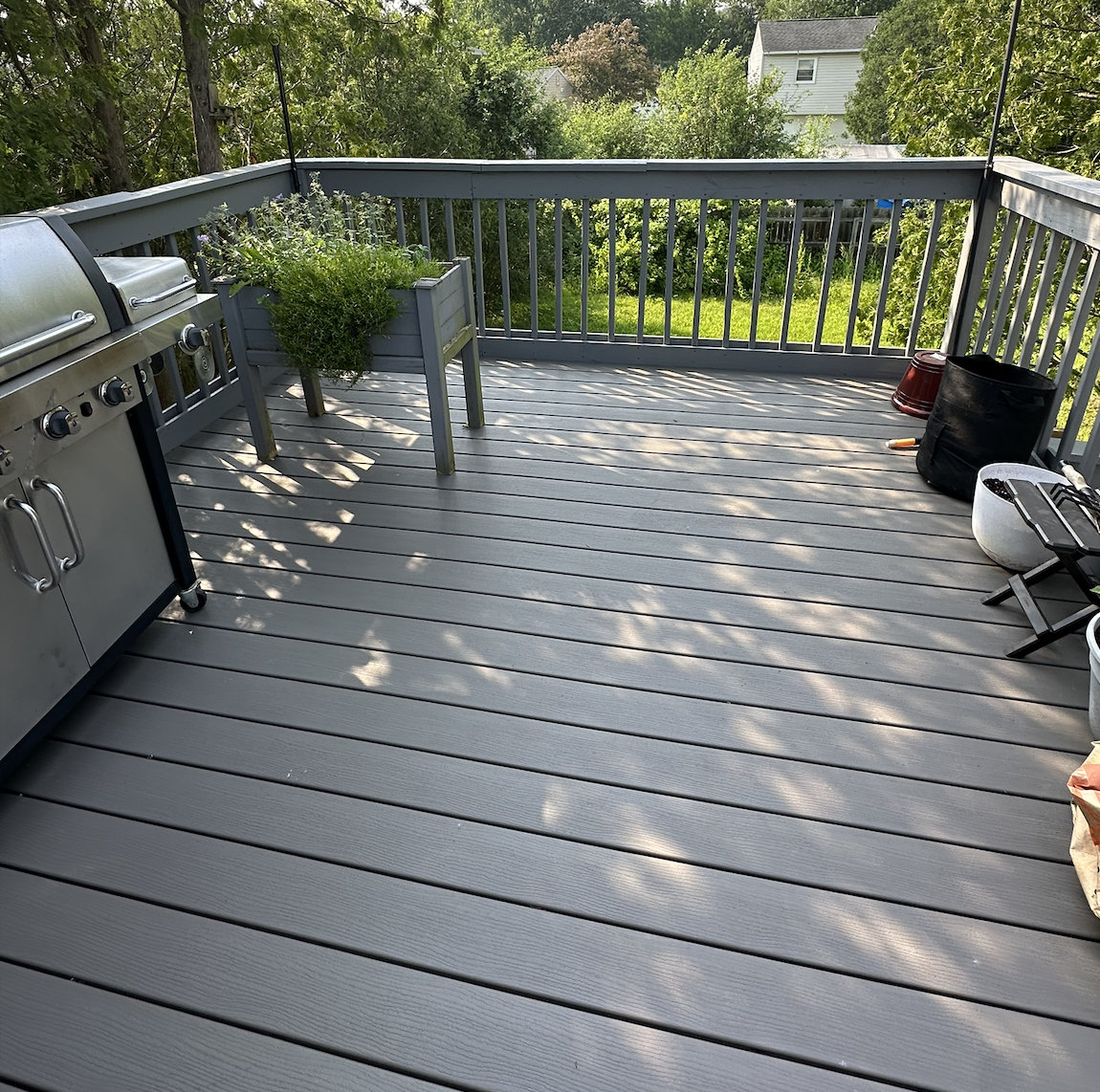 Deck after