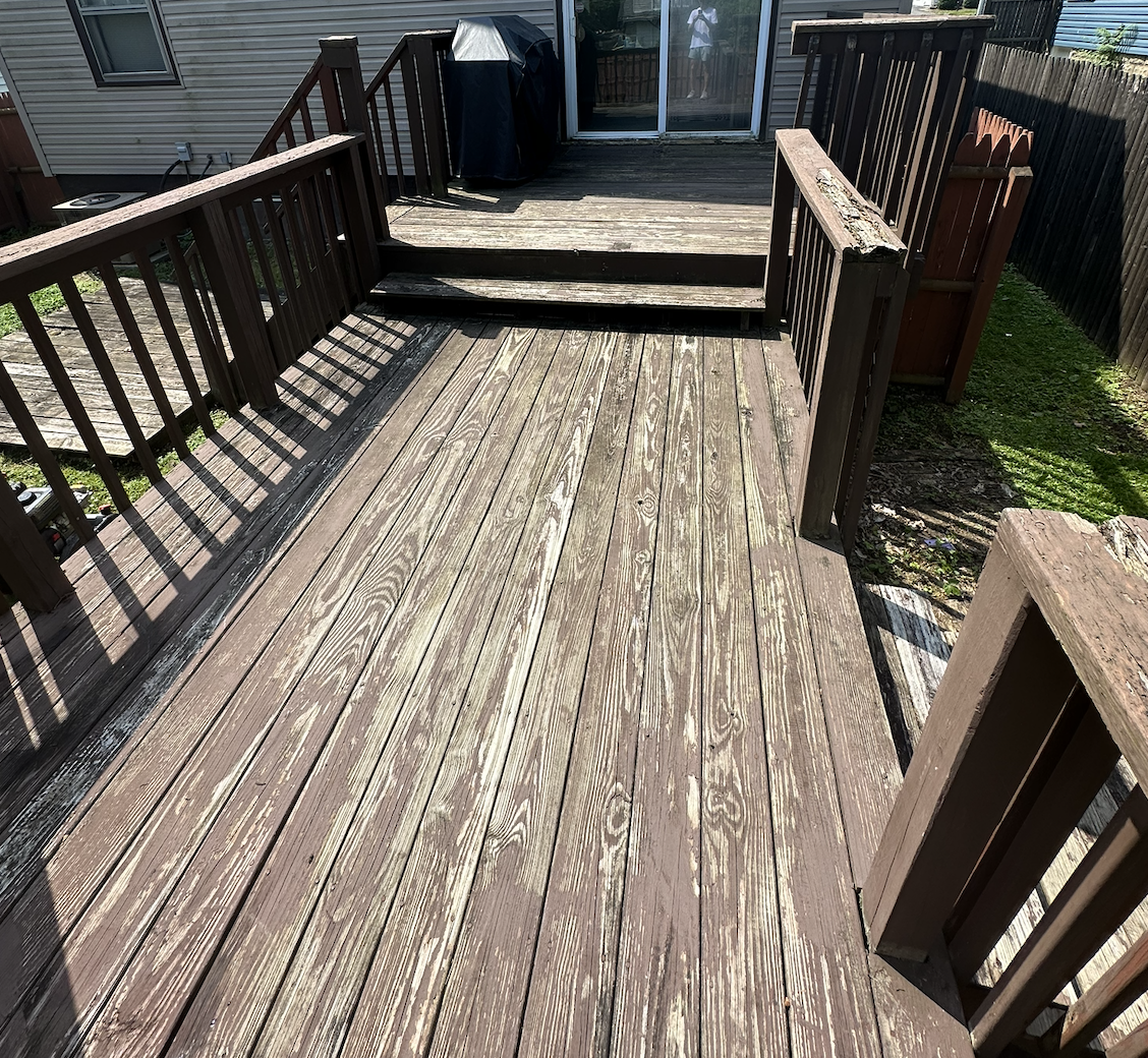Deck before