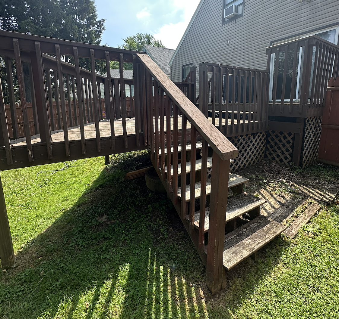 Deck before