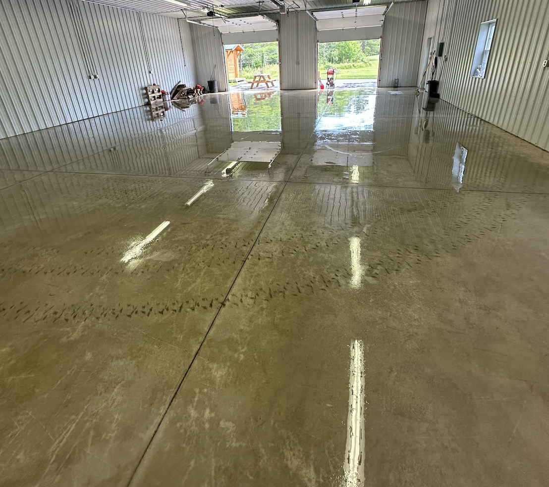 Garage after