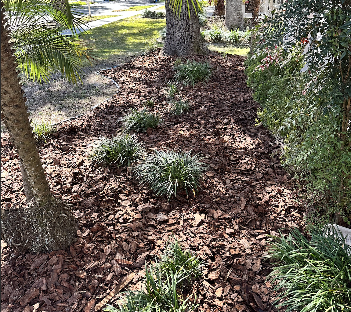 Mulching job