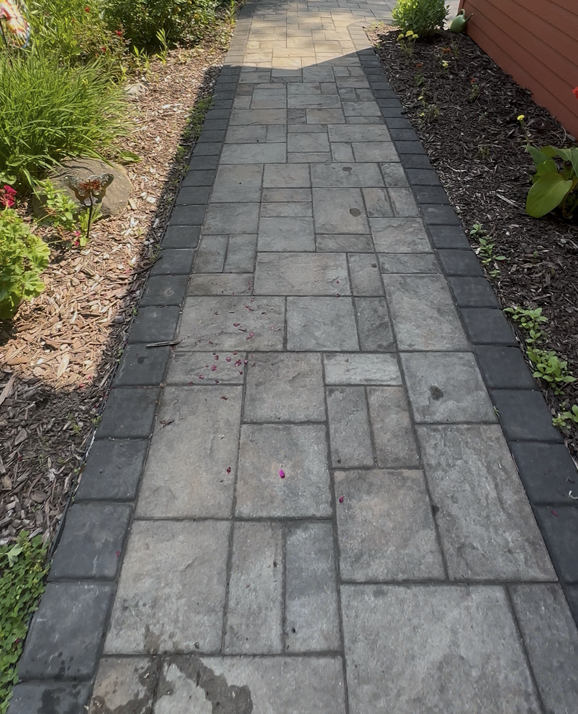 Pavers before