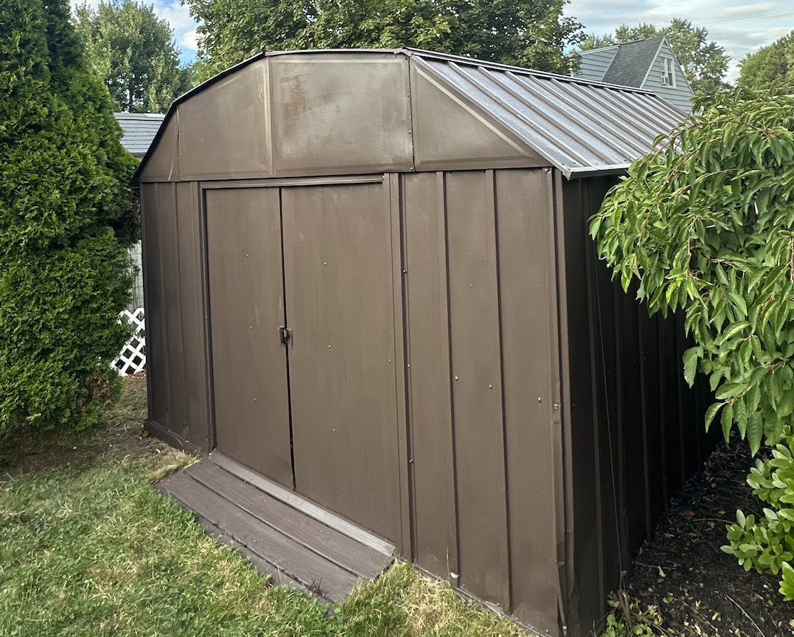 Shed after