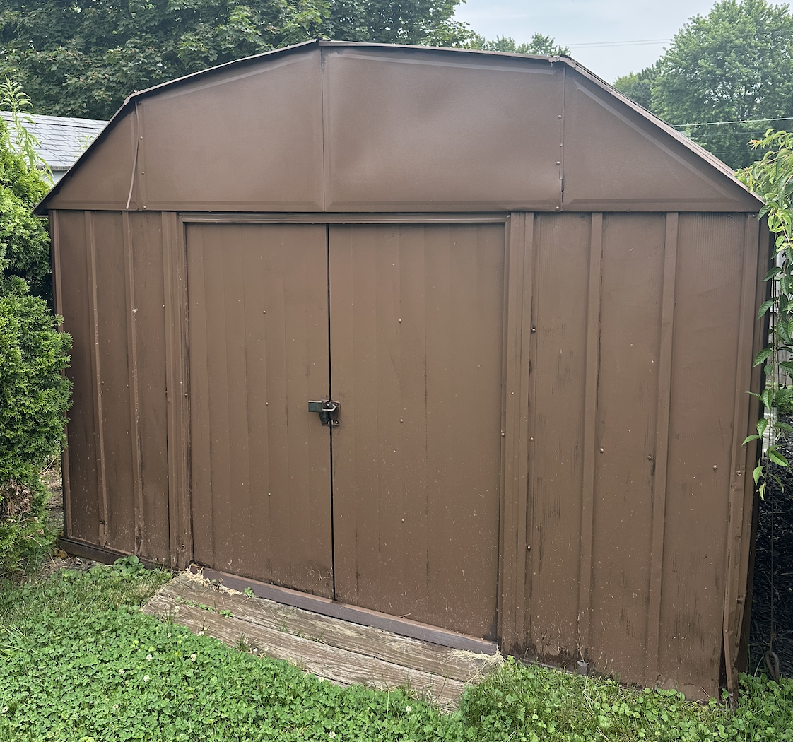 Shed before